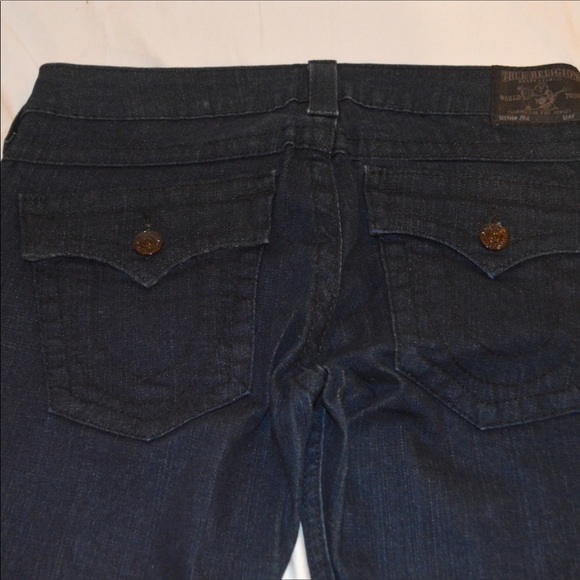 ♥️ NWOT ❋ True Religion Julie Jeans Sequin Eagle♥️ - Picture 4 of 8